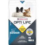 Opti life mini senior-croquettes sans gluten pour petits chiens âgés