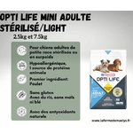 Opti life mini adult sterilised light-croquettes sans gluten pour petits chiens adultes Versele laga.png