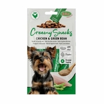 Creamy poulet haricot vert bubimex-crème à lécher pour chiens