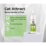 Cat attract-Oropharma-Spray à base d'extrait de cataire, l'herbe aux chats