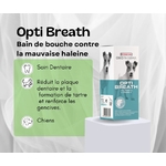 Opti breath-Oropharma-Bain de bouche contre la mauvaise haleine du chien