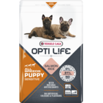 Opti life puppy sensitive all breeds-salmon rice-croquettes au saumon pour chiots