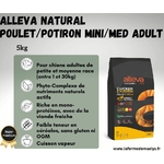 alleva natural chicken pumpkin mini medium adulte 5kg