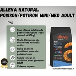 alleva natural fish pumpkin mini medium adulte 5kg