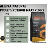 Alleva natural chicken pumpkin maxi puppy 12kg