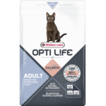 Opti life sensitive sterilised light 2,5kg-croquettes sans céréales au saumon pour chats
