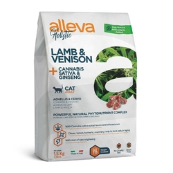croquette-sans-cereales-agneau-cerf-cannabis-sativa-ginseng-chat-adulte-alleva-holistic1.5kg