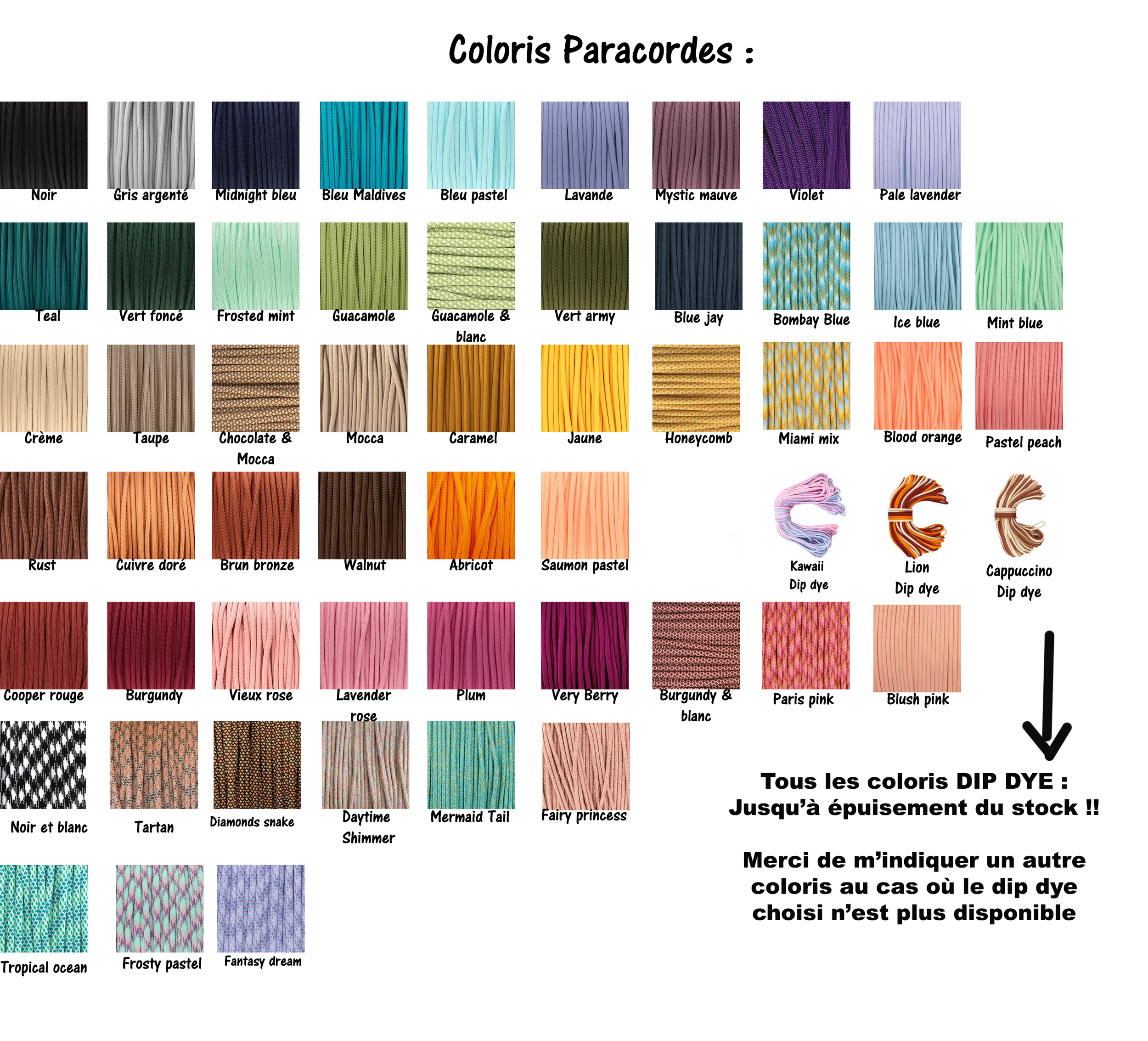 Coloris OK msg dip dye