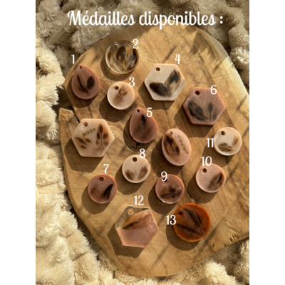Médailles disponibles