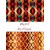 motif azteque rouge