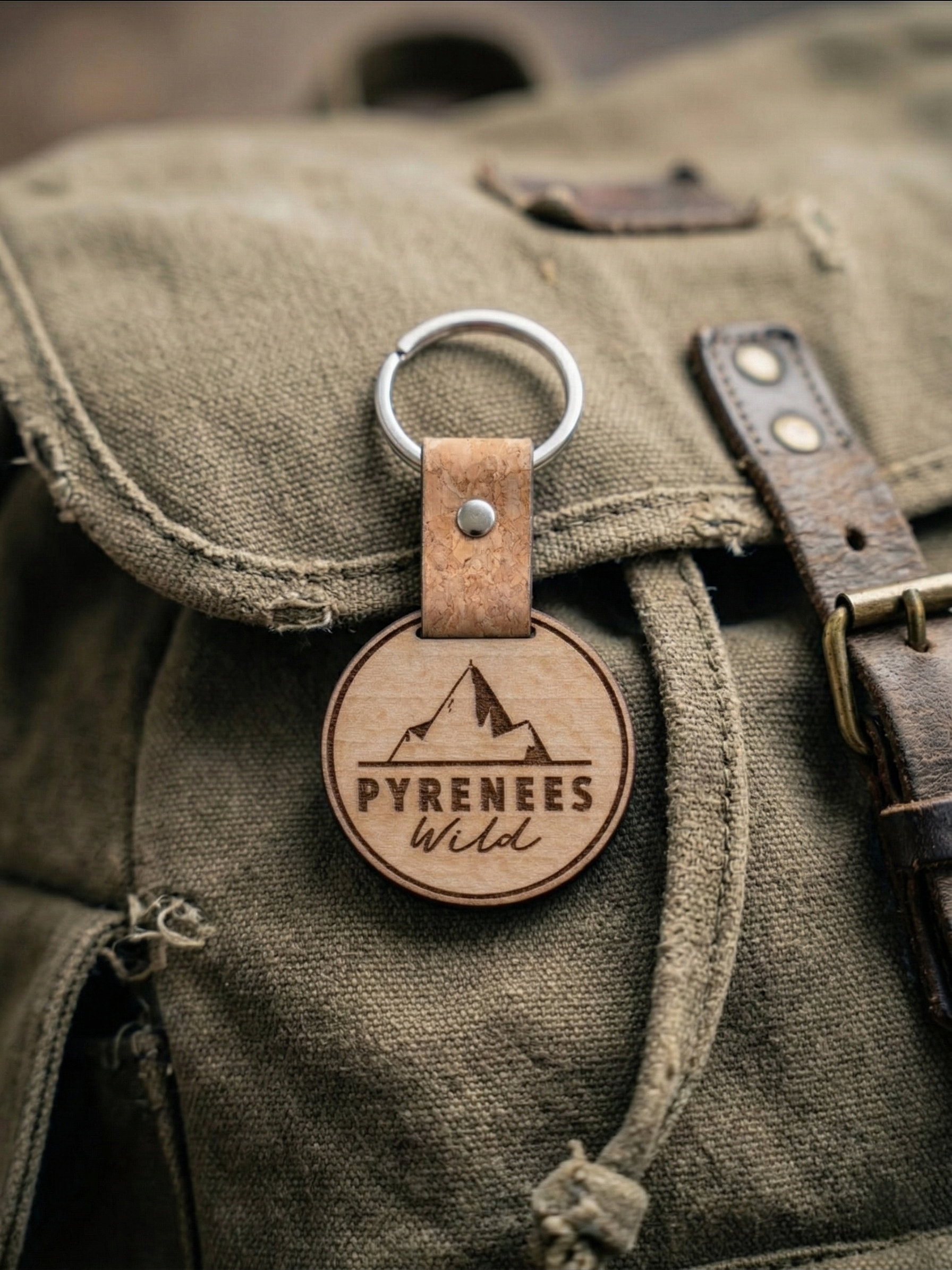porte clé bois:liège PW