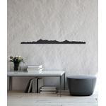 skyline xl noir mur gris