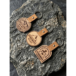 trio porte-clés liège et bois