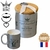 Bougie bijou bois d'orient mug argent