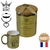 Bougie bijou bois d'orient mug or face + profil