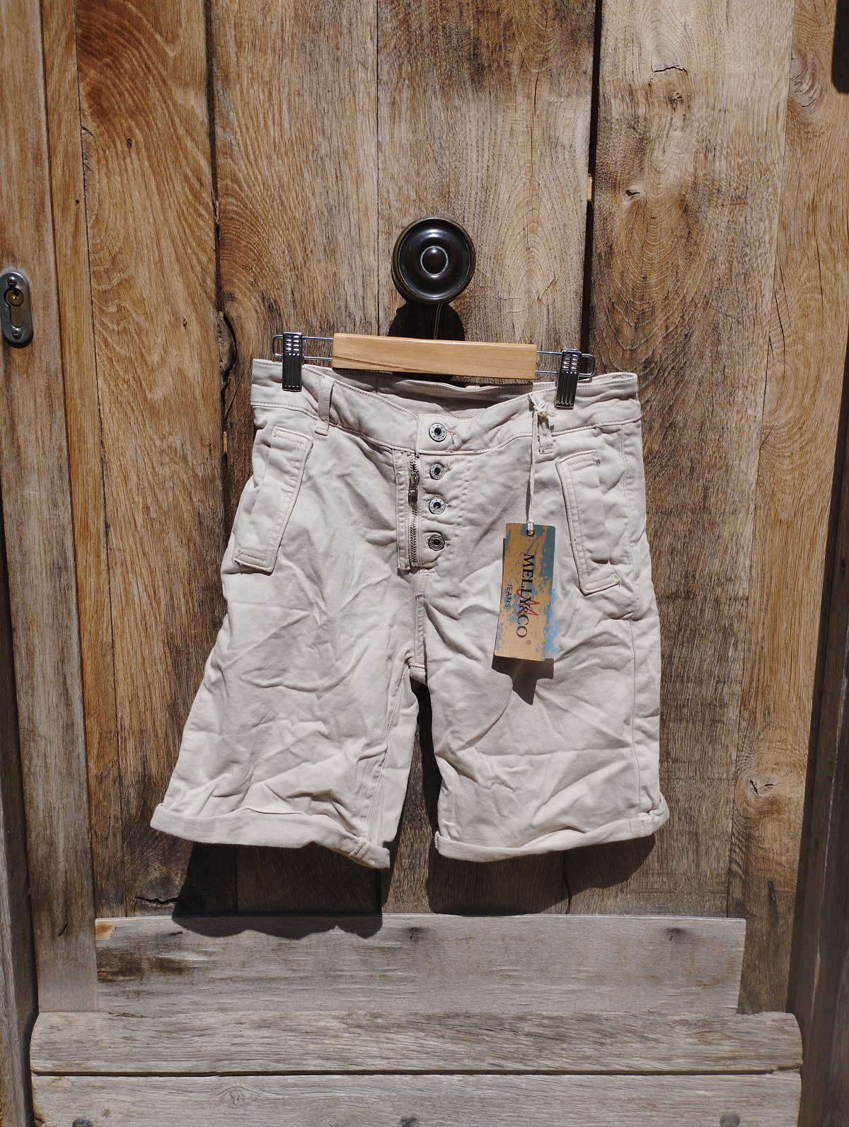 short 6001 melly and co beige 2