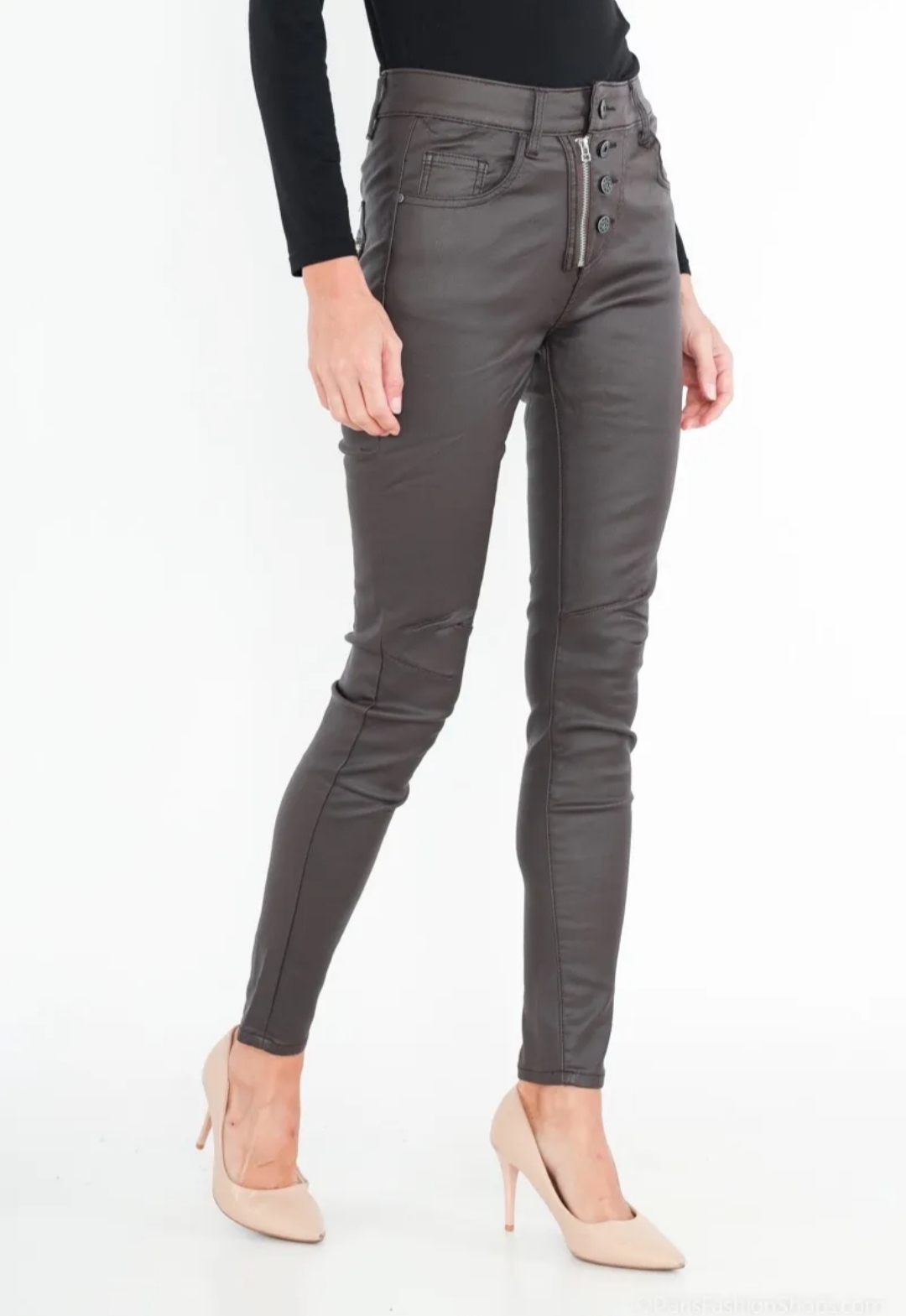pantalon simili 7187 melly and co choco