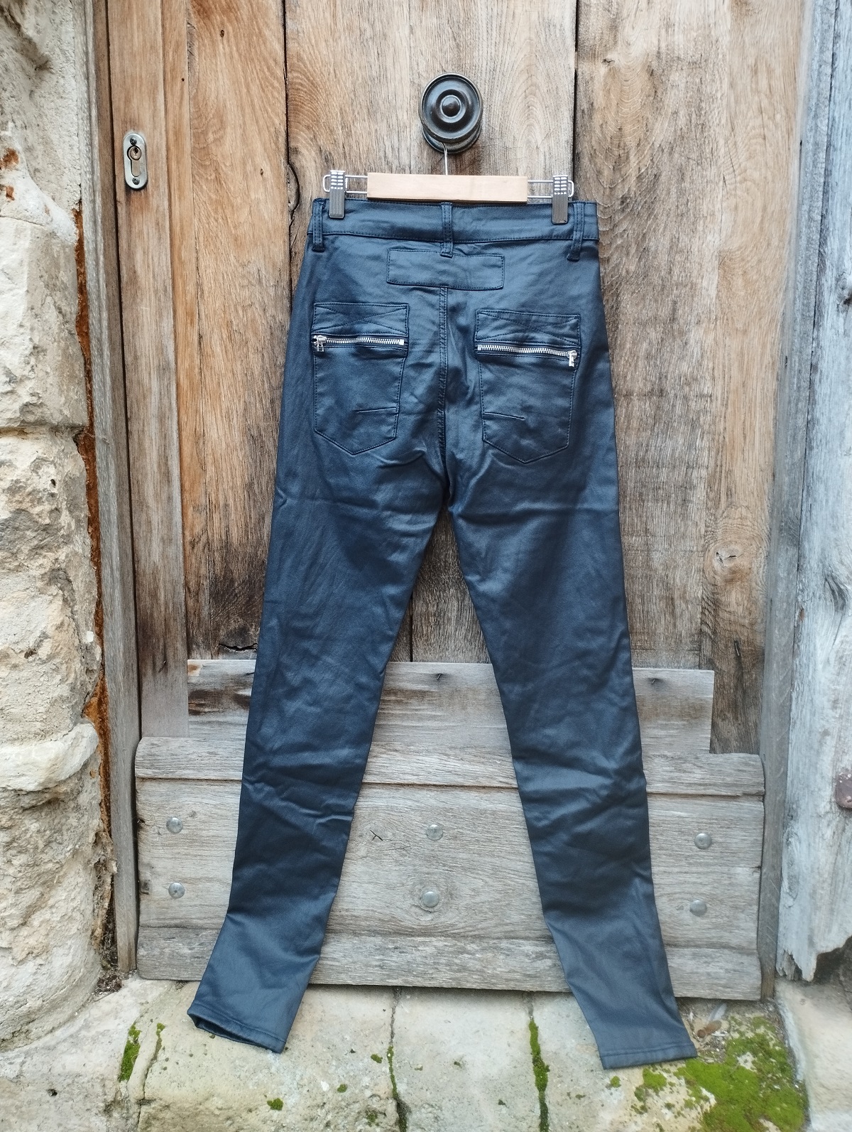 pantalon simili 7187 melly and co marine 4