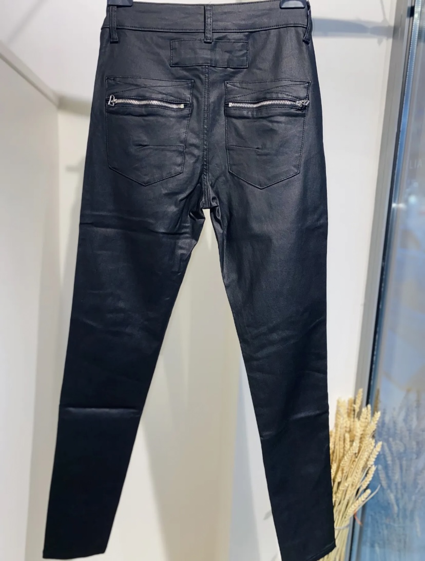 PANTALON 7187 SIMILI MELLY AND CO NOIR 3