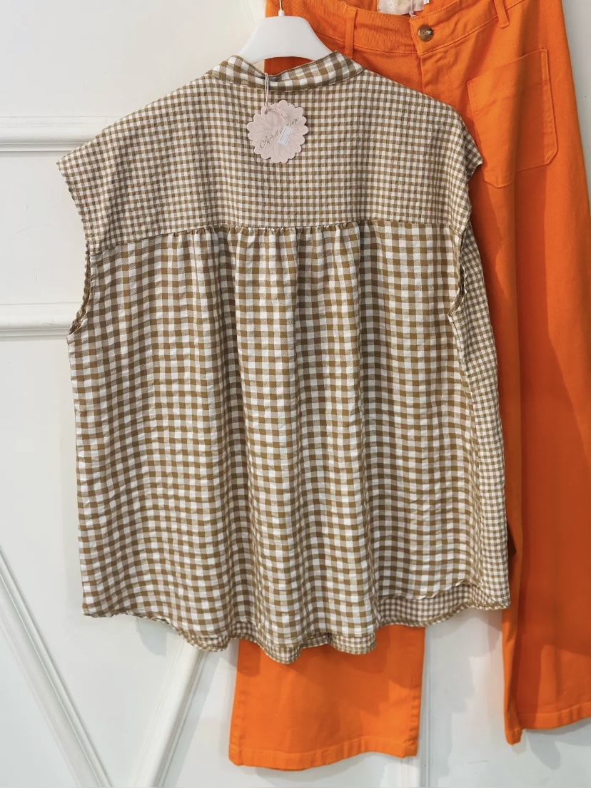 CHEMISE CARO CAMEL APRIL VINTAGE 1