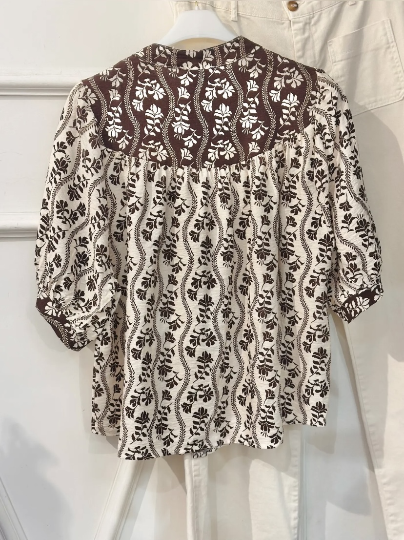 CHEMISE LORIE CHOCOLAT APRIL VINTAGE