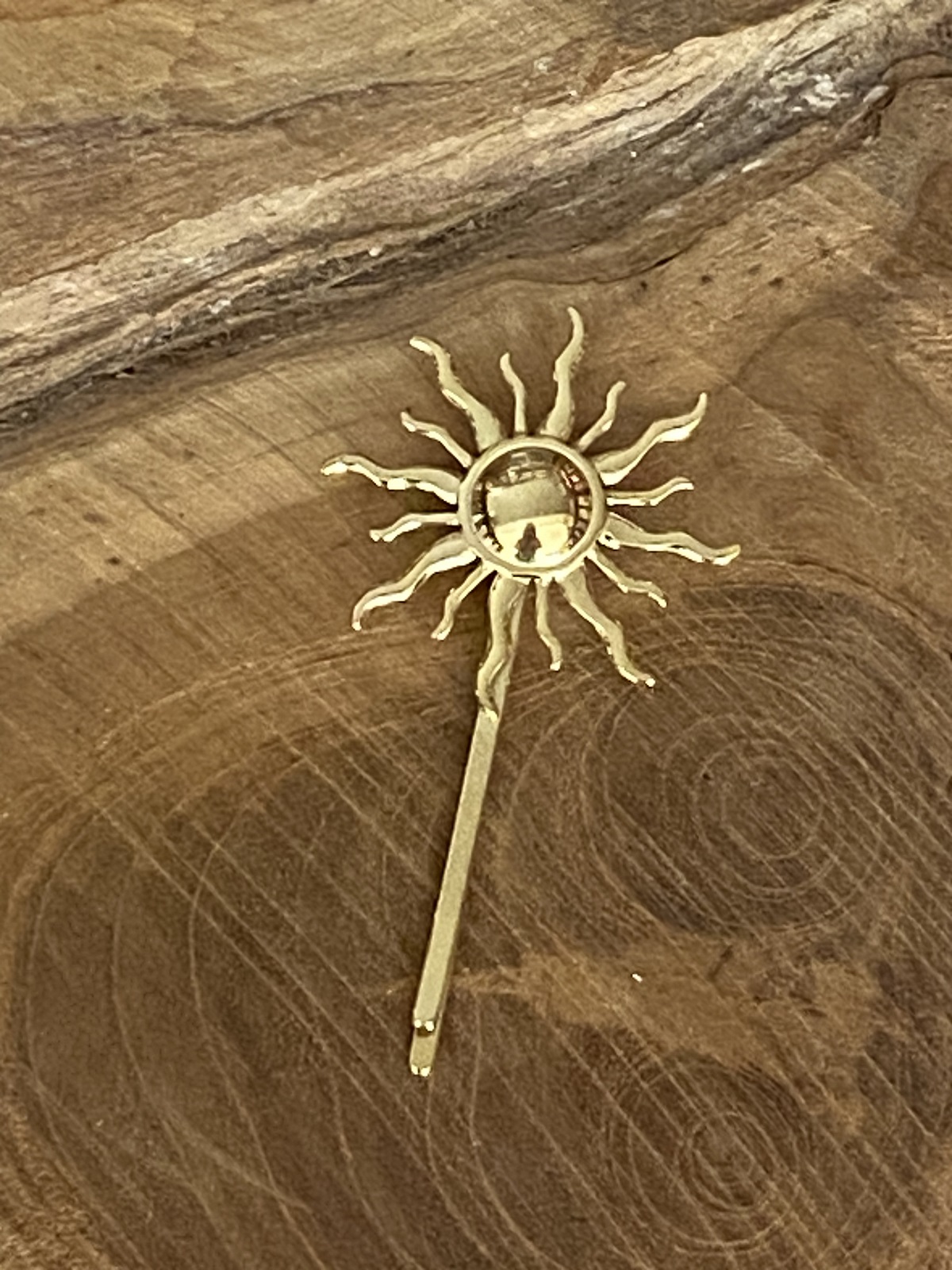 BARRETTE A CHEVEUX SOLEIL