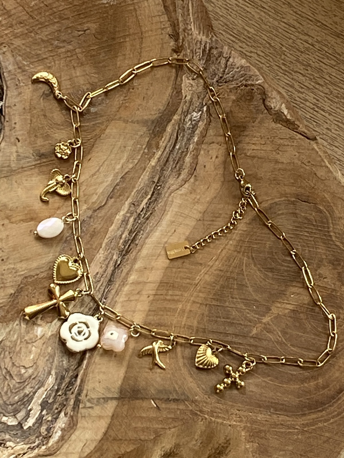 COLLIER CHARMS BOHEME DORE