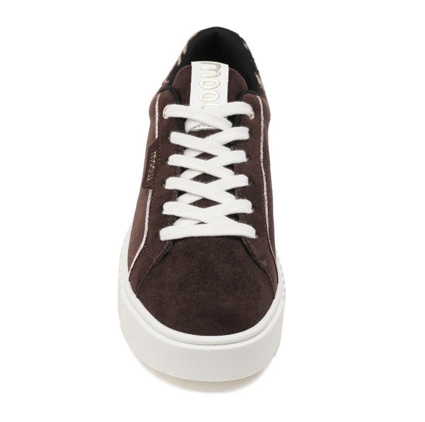 BASKETS VANESSA A LACETS CHOCOLAT - MOOW 3