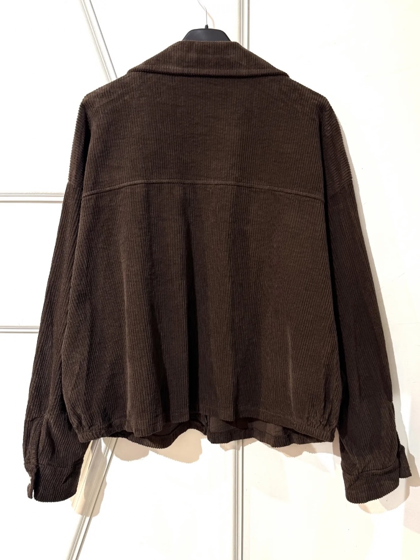VESTE BROCHE VELOURS CHOCOLAT APRIL VINTAGE