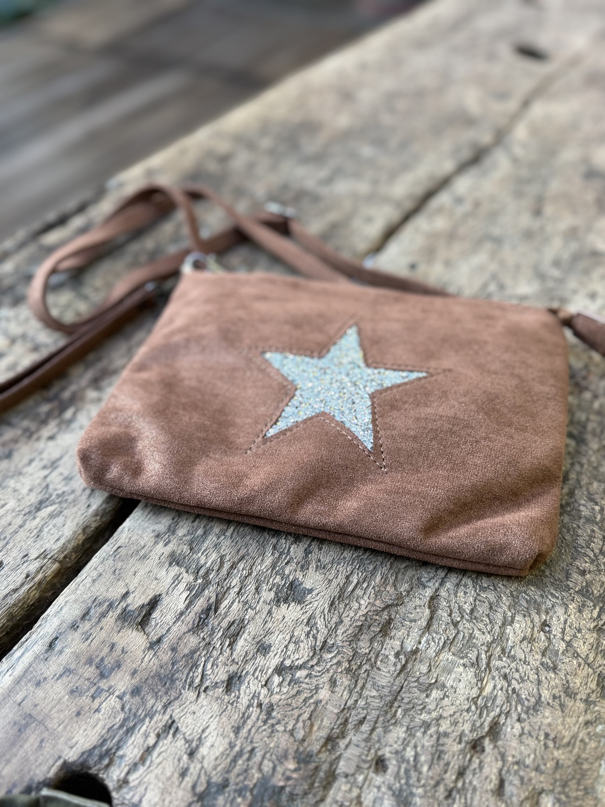 POCHETTE ETOILE CAMEL