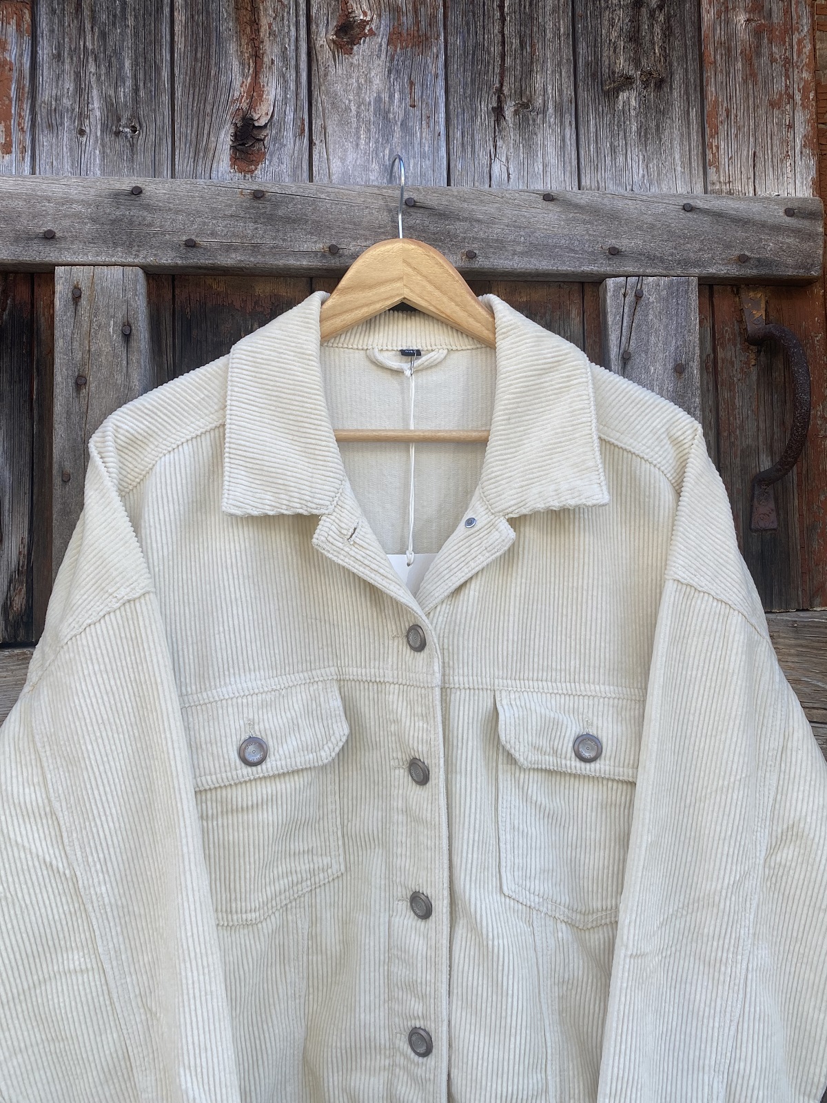VESTE VELOURS 9632 ECRU MELLY AND CO 2