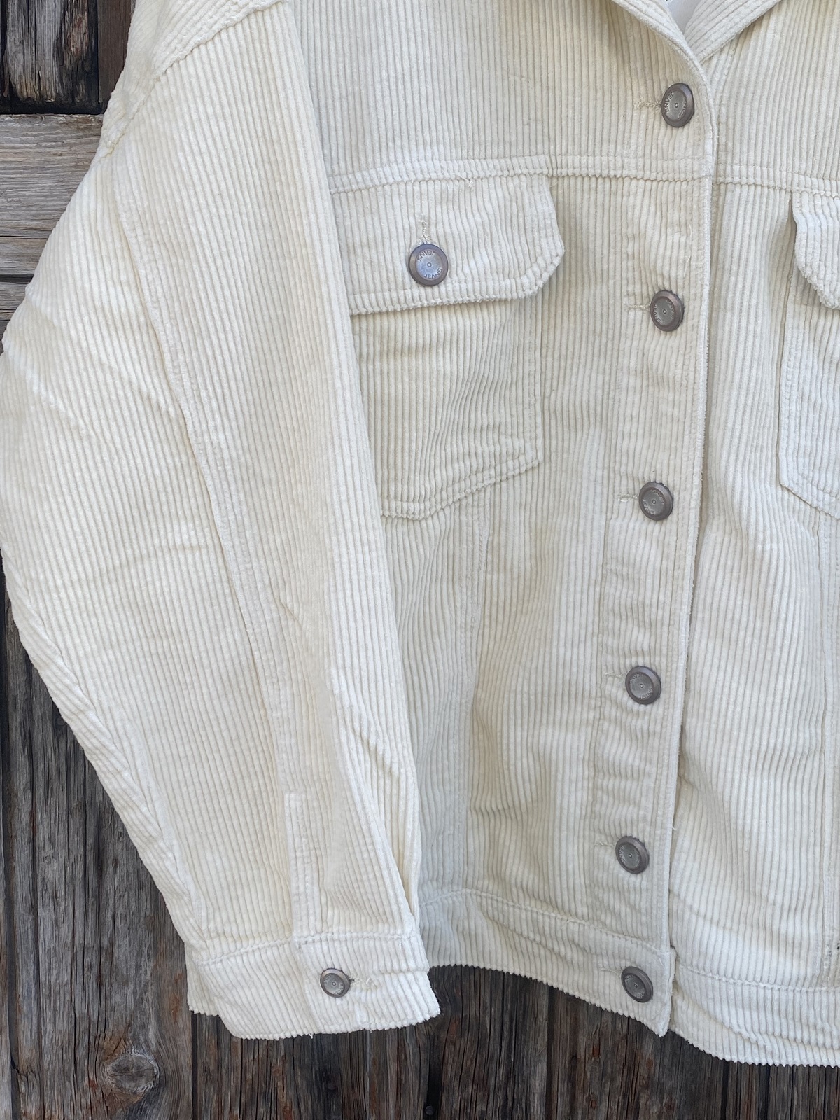 VESTE VELOURS 9632 ECRU MELLY AND CO 1