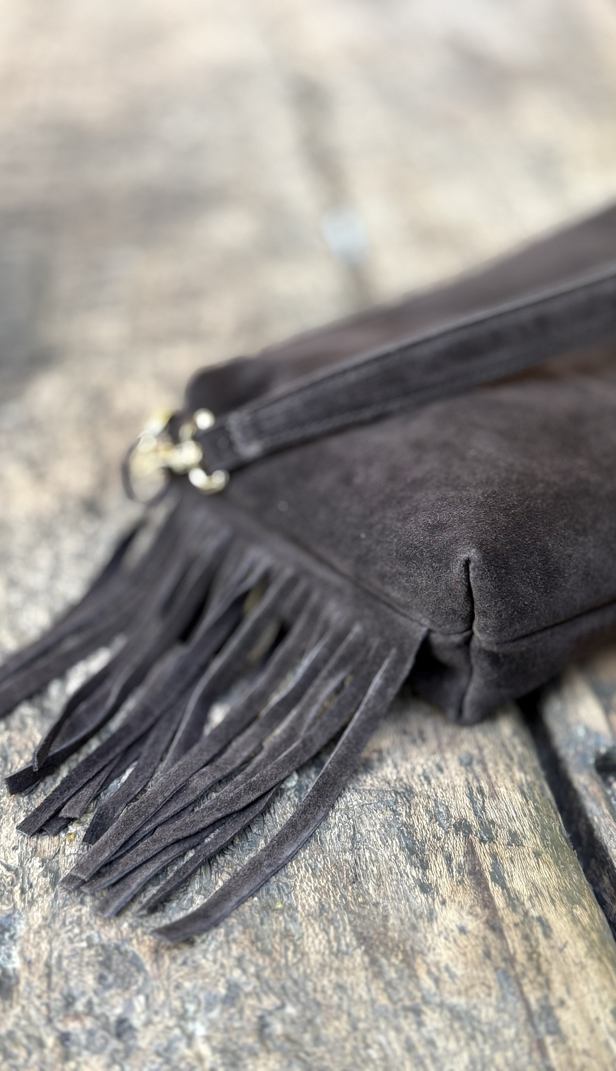 SAC A FRANGES CHOCOLAT 4