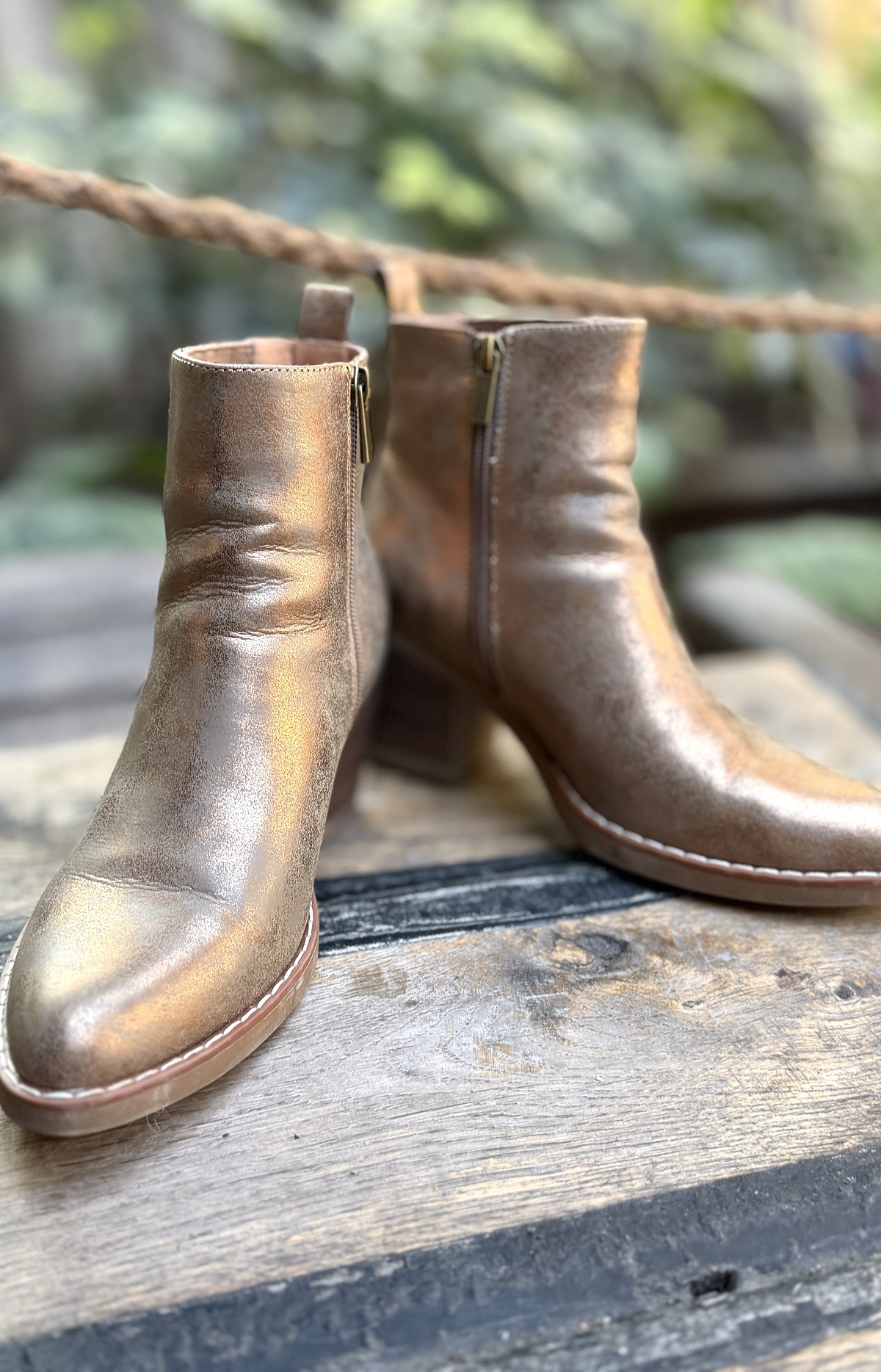 BOTTINES BRONZE