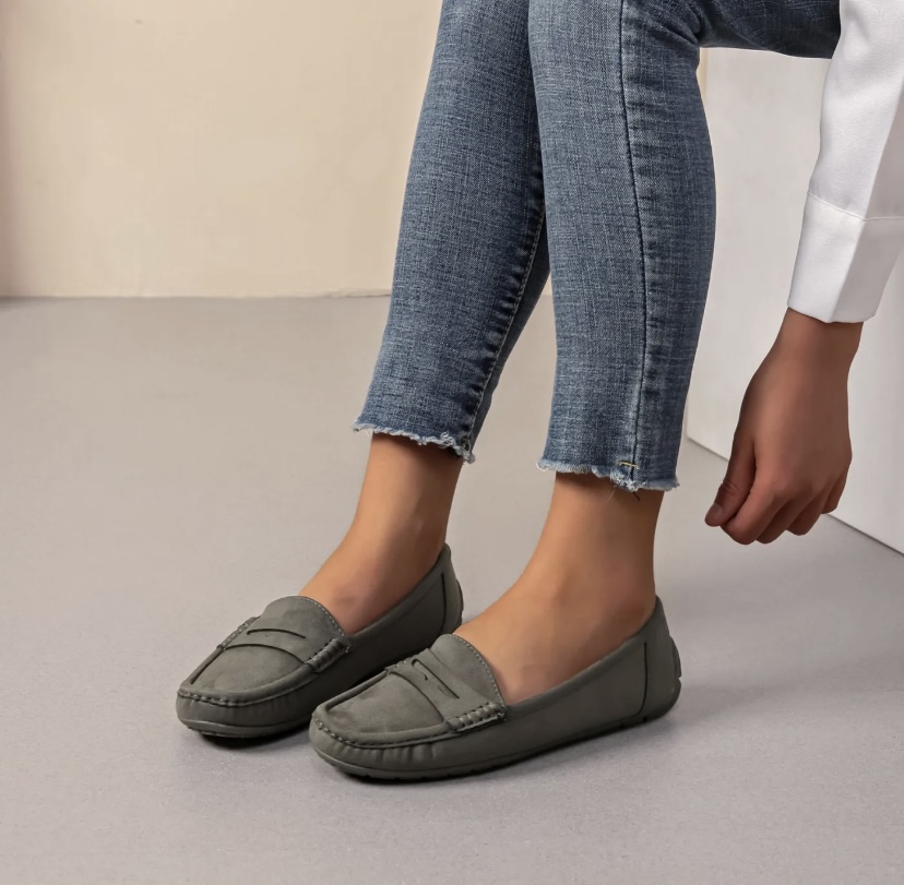 MOCASSINS CONFORT FEMME KAKI MOOW 4
