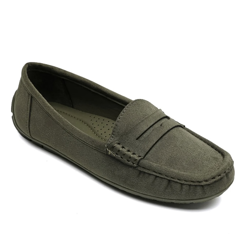 MOCASSINS CONFORT FEMME KAKI MOOW 3