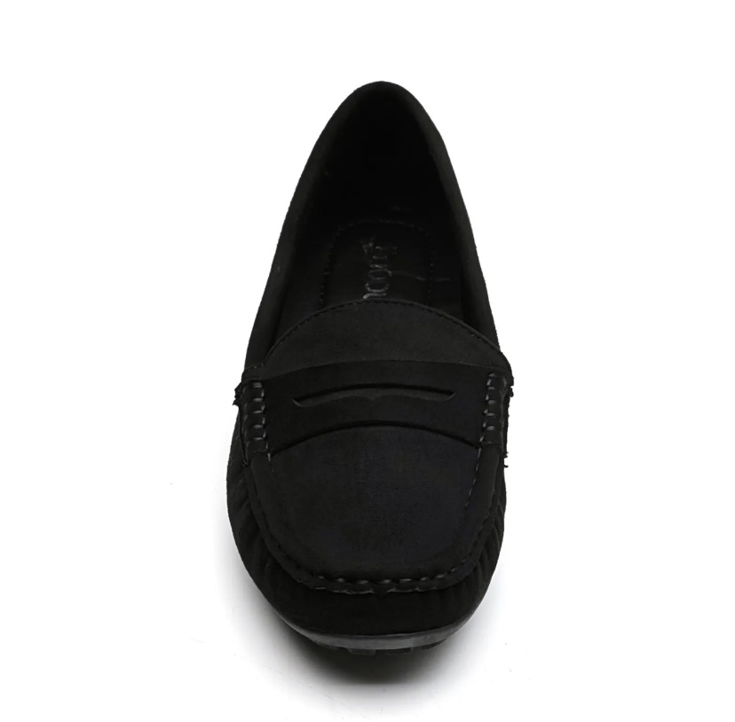 MOCASSINS CONFORT FEMME NOIR MOOW 1