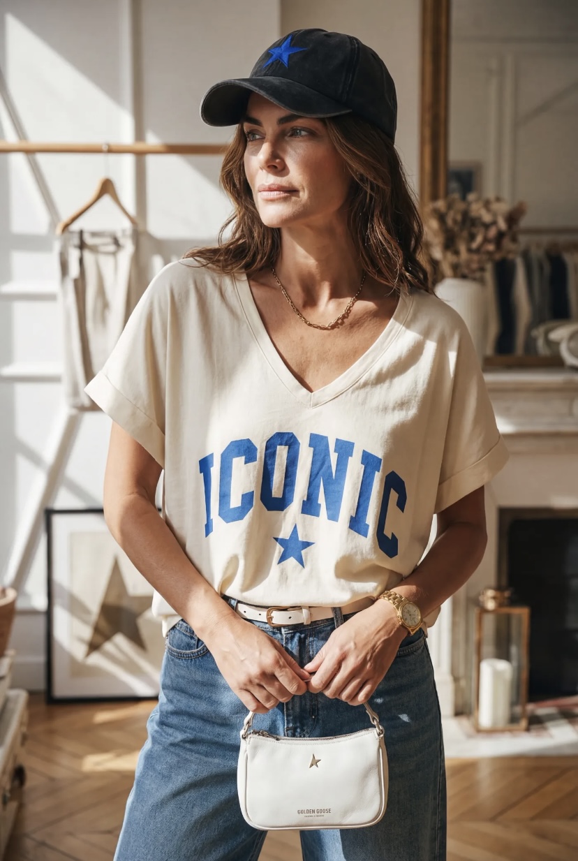 T-SHIRT ICONIC ECRU APRIL VINTAGE 1