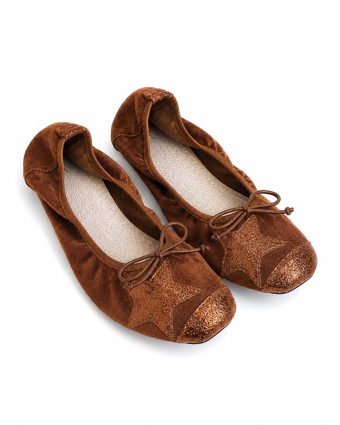 BALLERINES SOUPLES AVEC ETOILE CAMEL 5