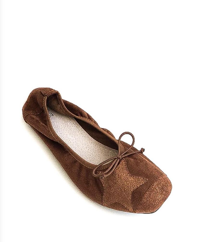 BALLERINES SOUPLES AVEC ETOILE CAMEL 2
