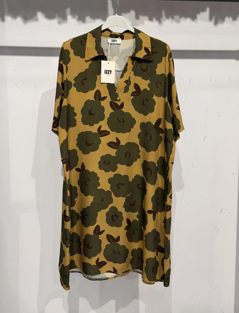 ROBE FLEURS IZZY KAKI ET MAIS
