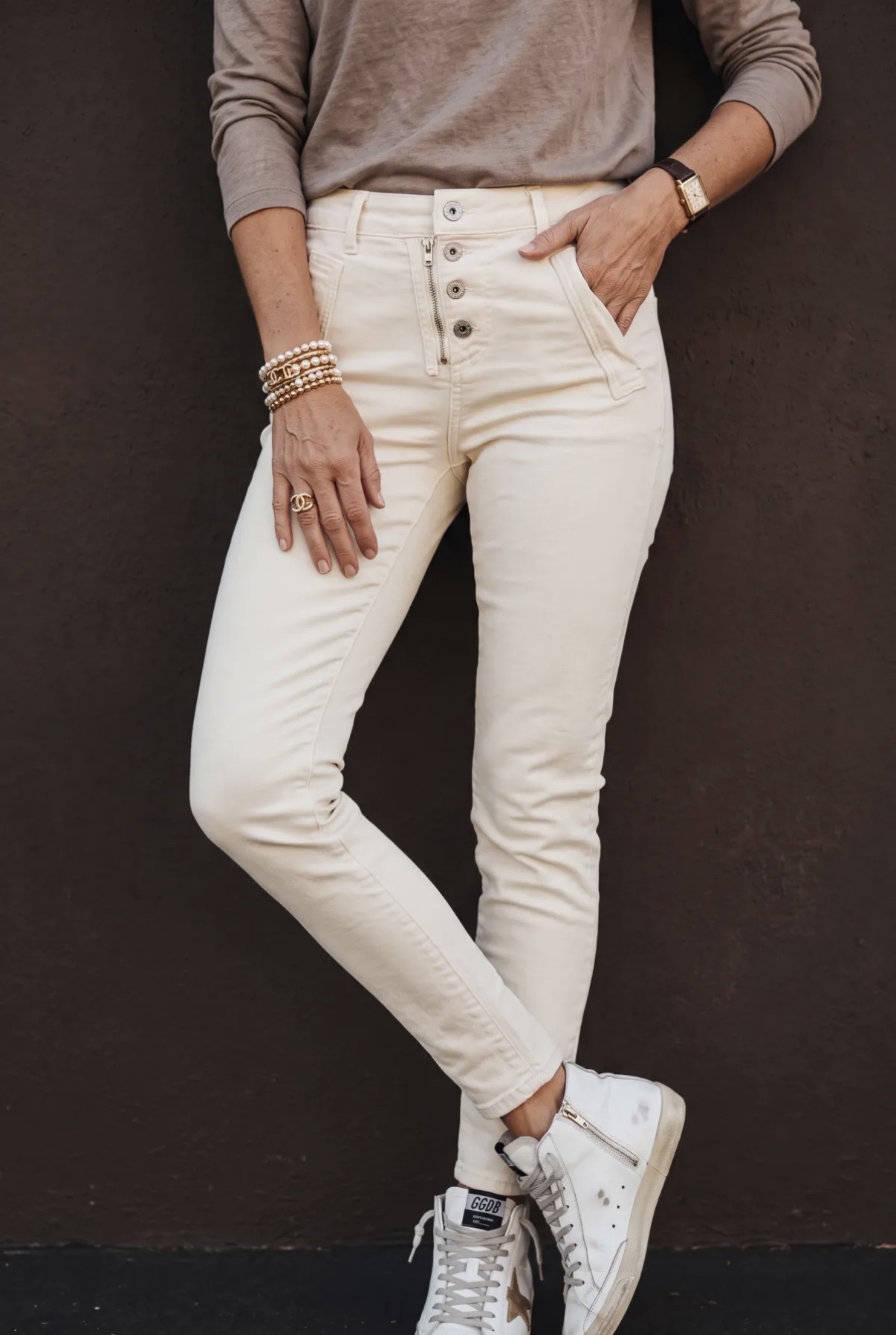 PANTALON 8123 MELLY AND CO ECRU