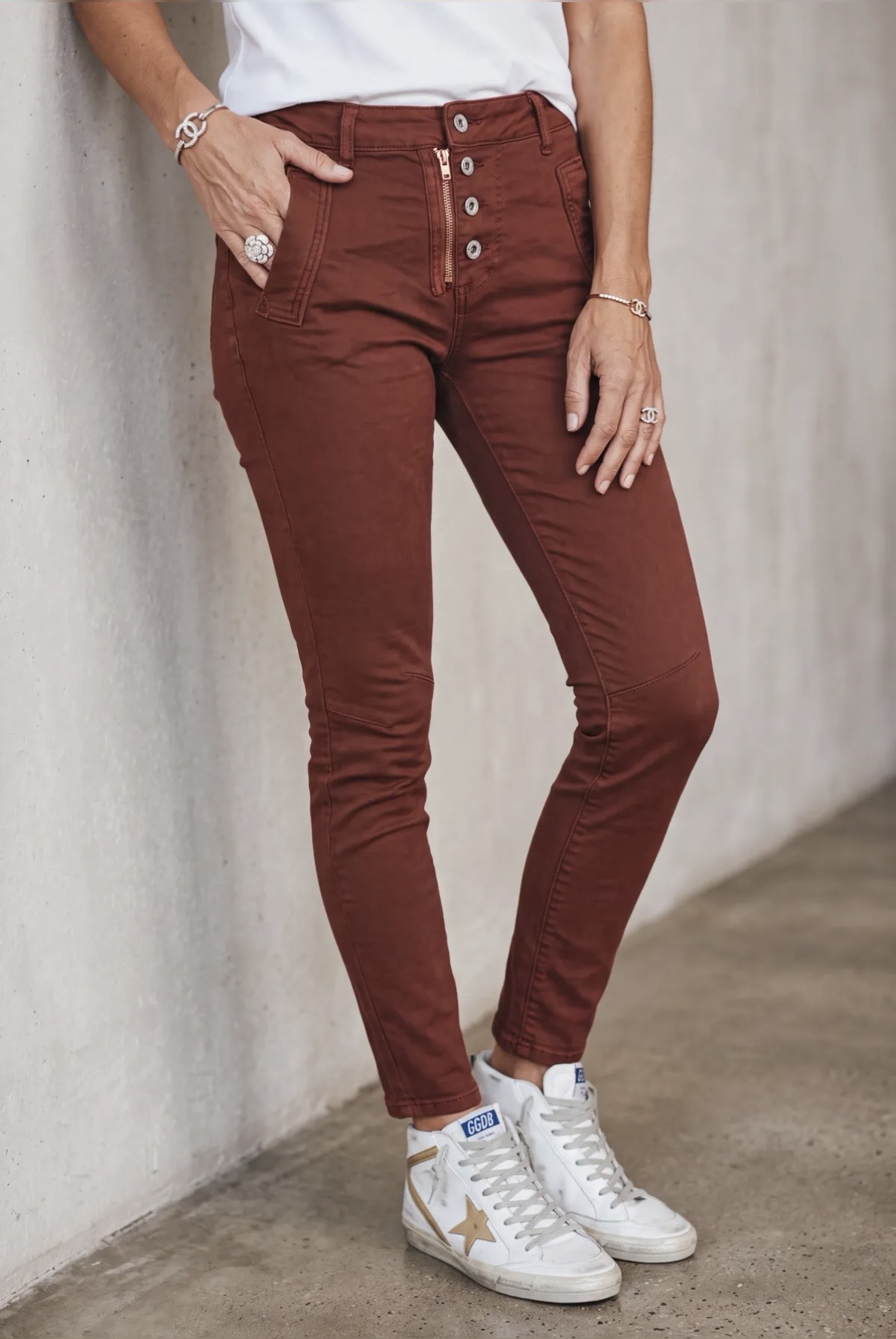 PANTALON 8123 MELLY AND CO TERRACOTTA
