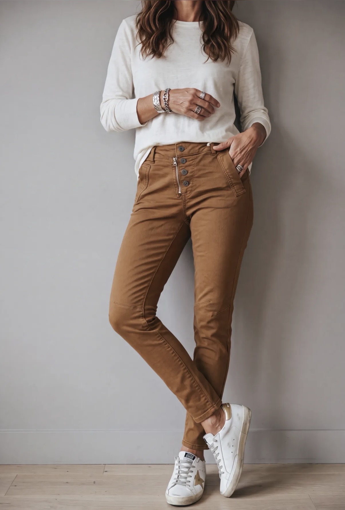 PANTALON 8123 MELLY AND CO CAMEL CLAIRE