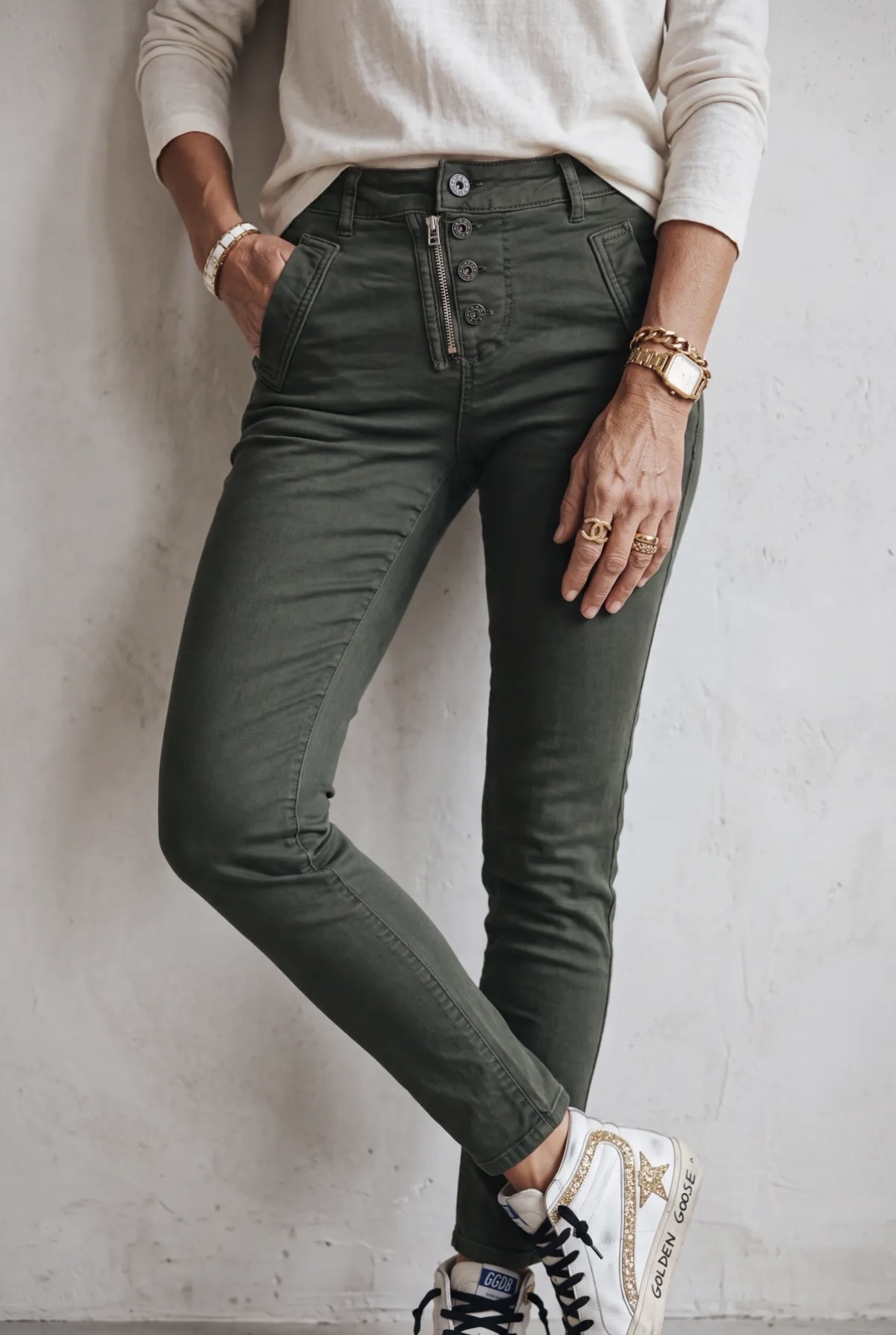 PANTALON 8123 MELLY AND CO KAKI