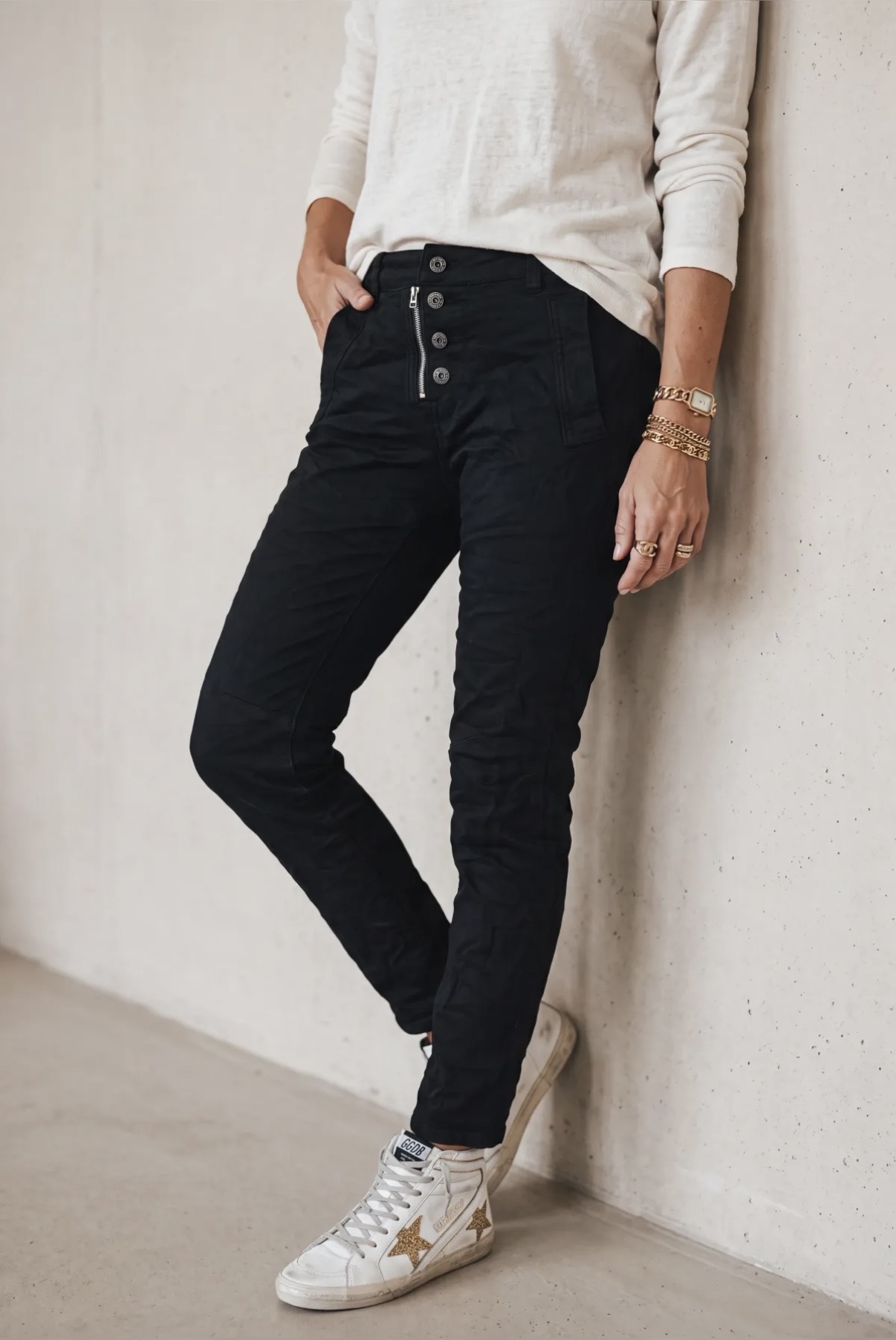 PANTALON 8123 MELLY AND CO NOIR
