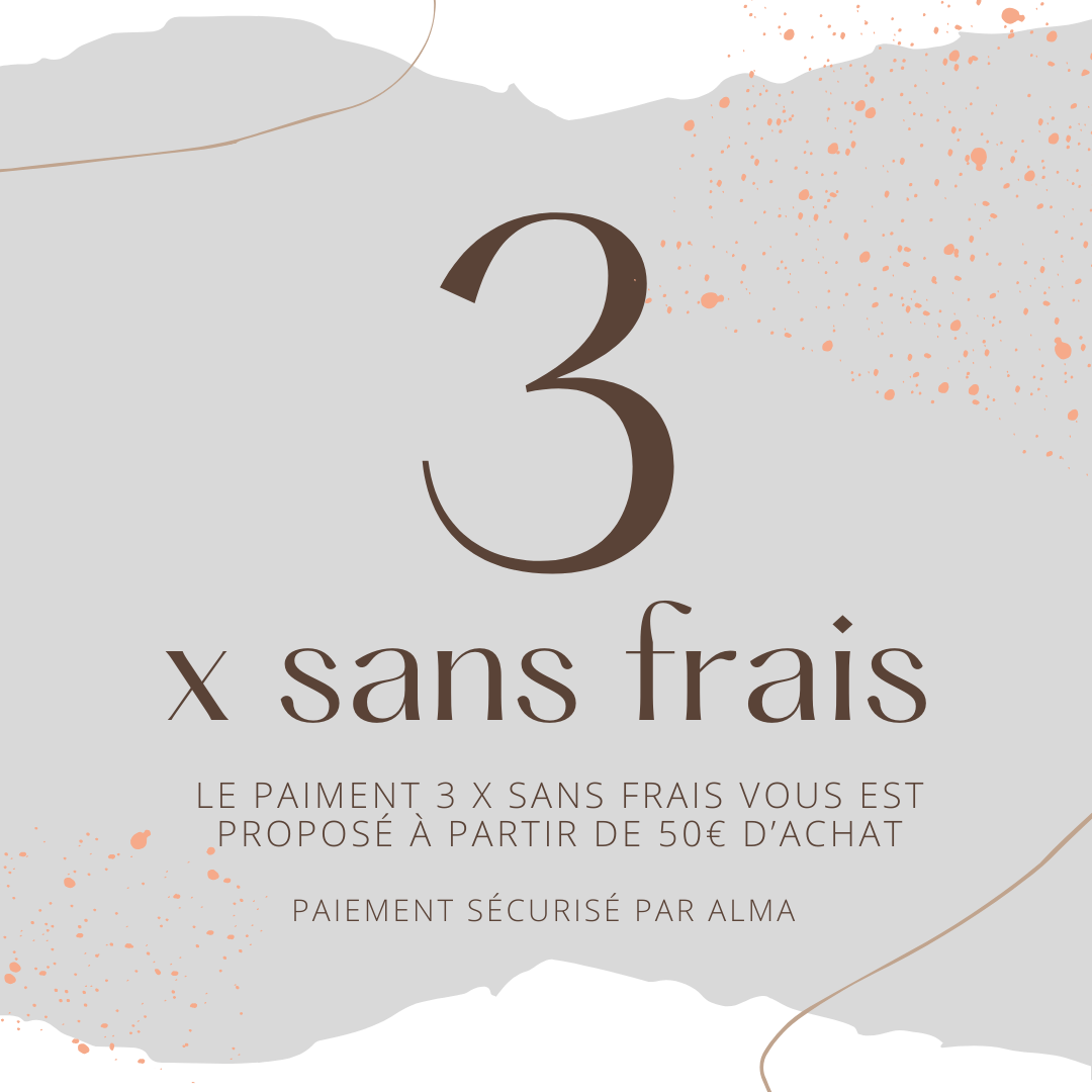 3 x sans frais