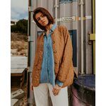 veste zolfo camel banditas sur model