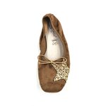 BALLERINES AVEC ETOILE CAMEL 1