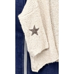 GILET DOUBLE STARS COUDE ECRU APRIL VINTAGE 1